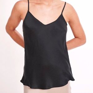 Silk Laundry camisole in Black